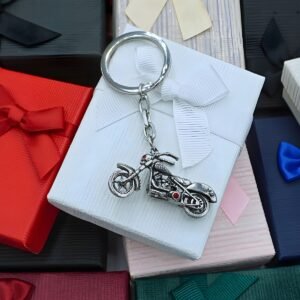 Μπρελόκ με Μηχανή “Skeleton Motorbike” από Ανοξείδωτο Ατσάλι